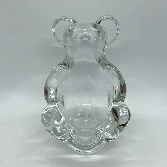 Vannes Vintage Glass Pipe Rest, Clear. 5-1/4” Tall. - Picture 1 of 6